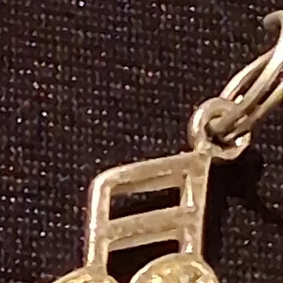 Silver Music Note Pendant 925. - Picture 6 of 8